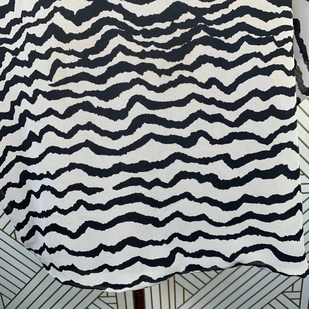 Joseph Ribkoff Zebra Print Open Front‎ Kimono Top - Image 7