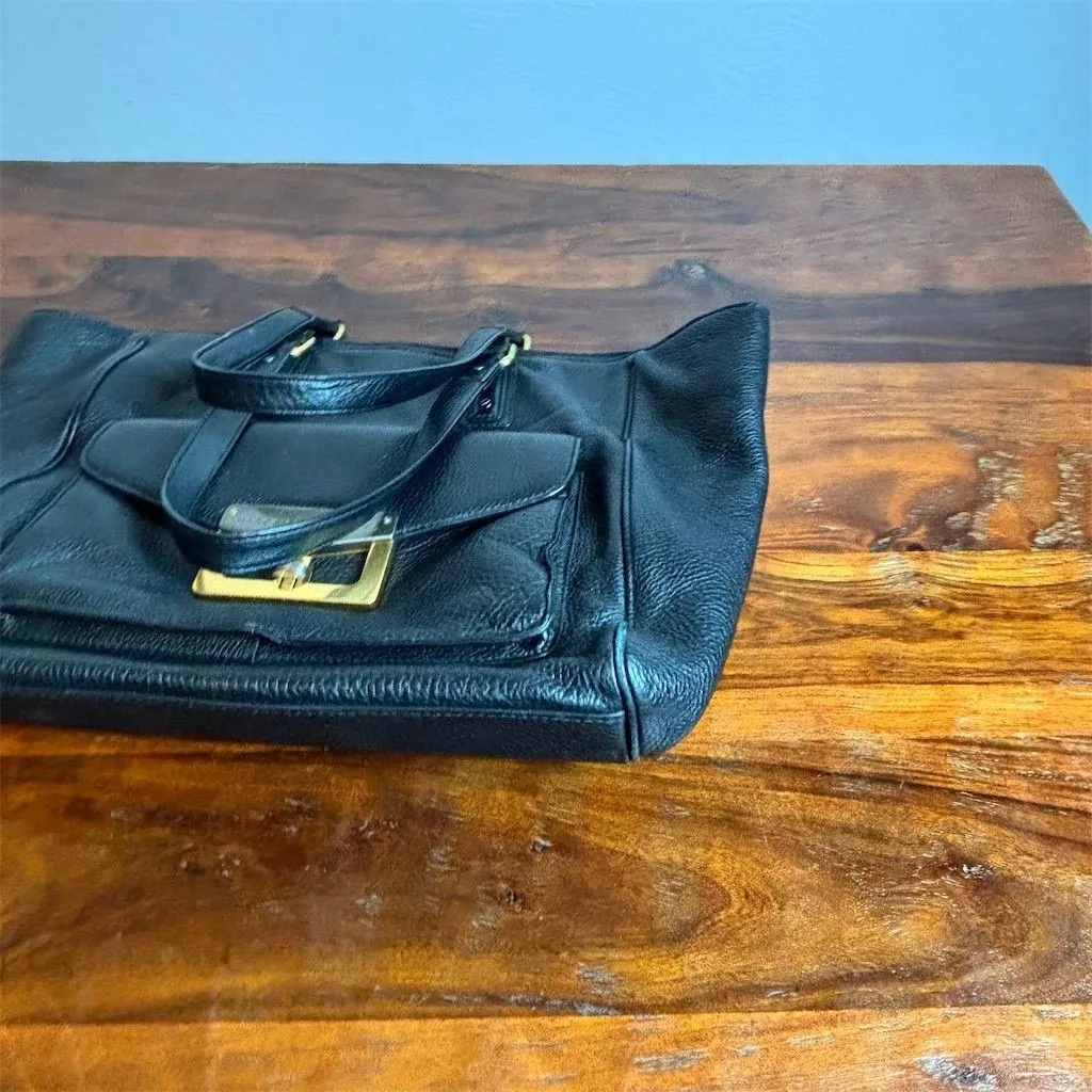 Marc by Marc Jacobs Bianca Hayley Black Tote Bag Gold Hardware - Image 11