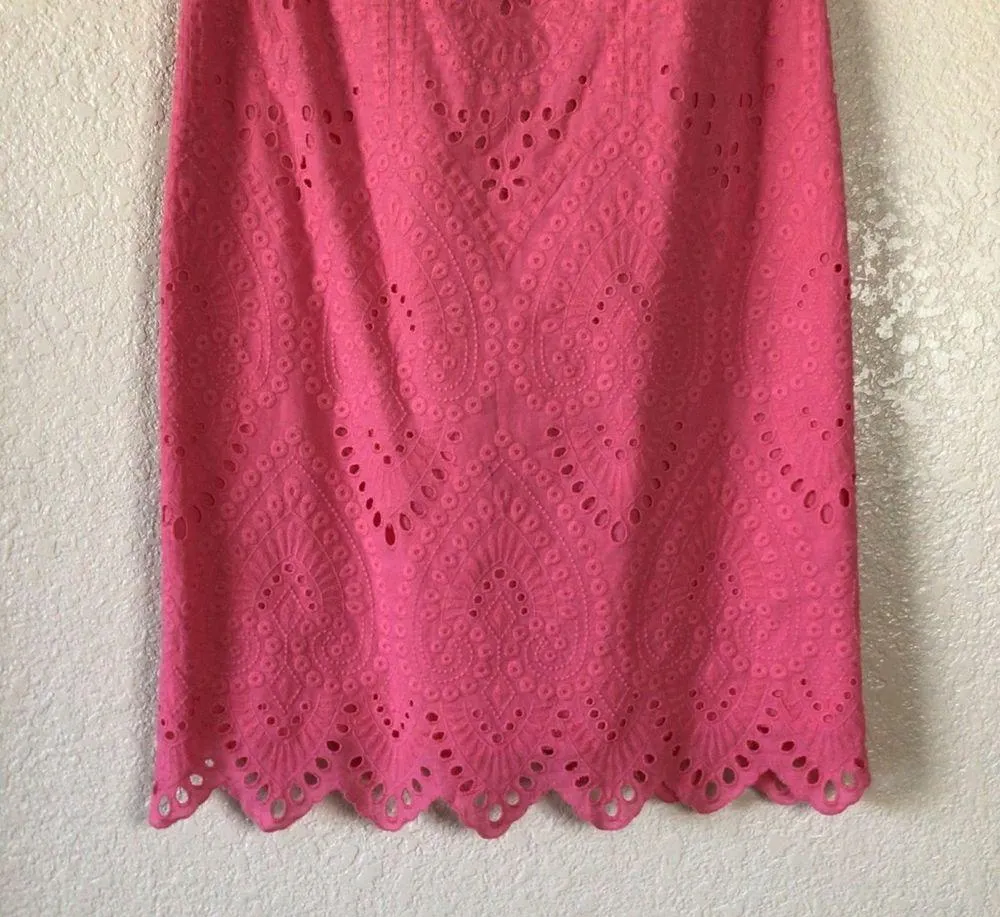 Trina Turk Praise Embroidered Eyelet Sheath Dress - Image 5