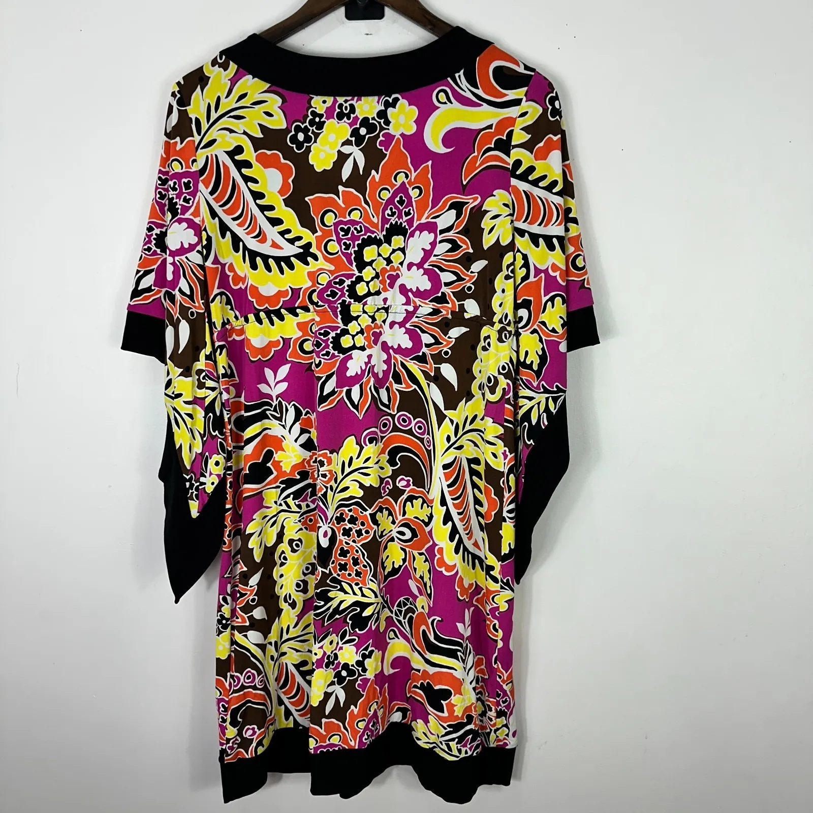 Ronni Nicole Dress 12 Multicolor Paisley Print Boho Retro Y2K‎ Festival Dopamine - Image 6