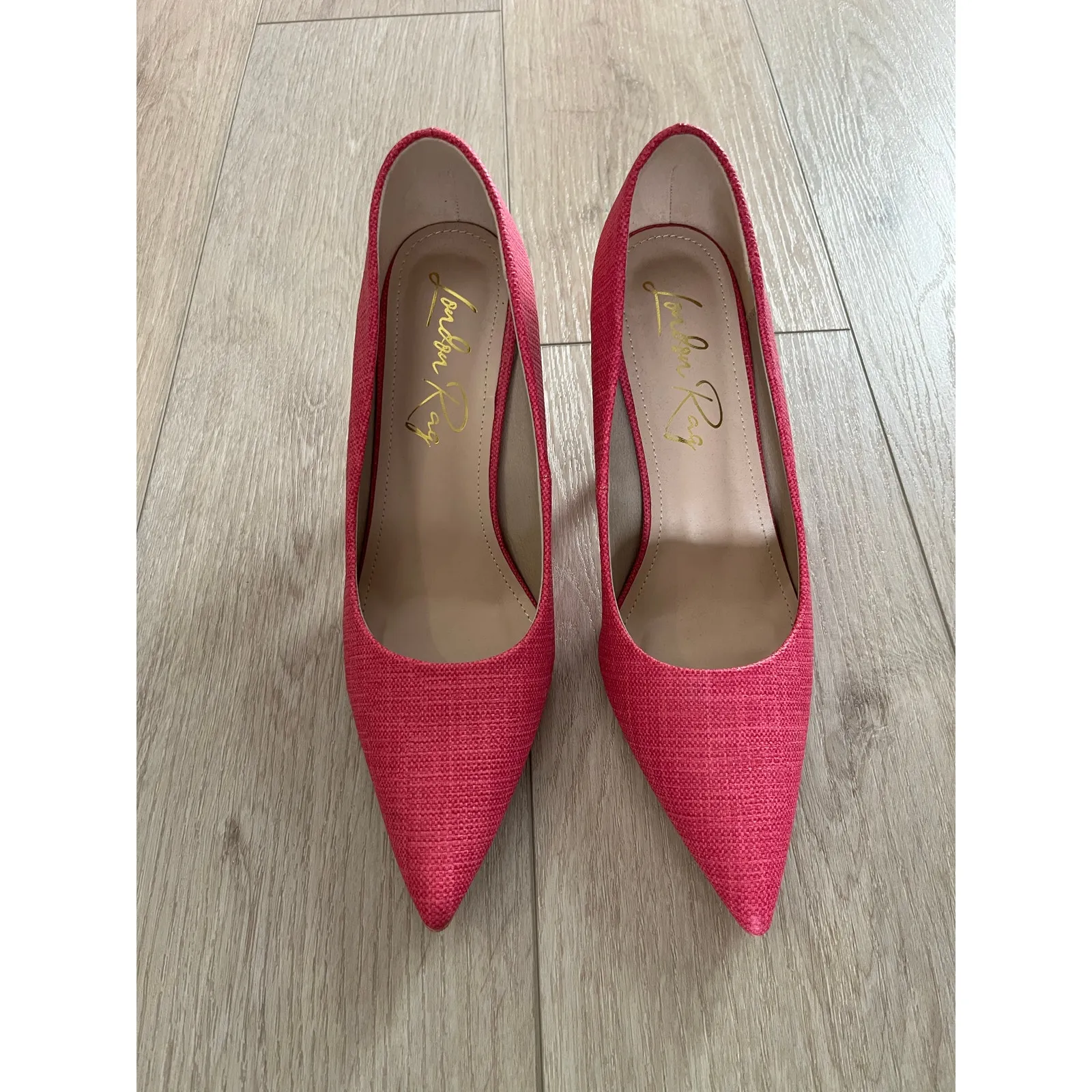 London Rag Women’s Hot Pink Zuzana Pumps Sz 9 - Image 2