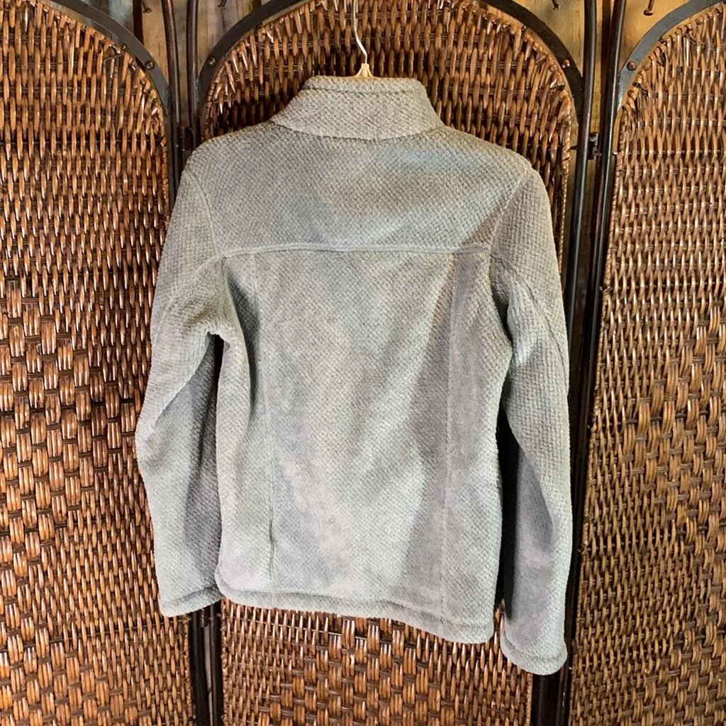 Patagonia Gray Fleece Three Quarters Snap Pullover Size XS - Image 6