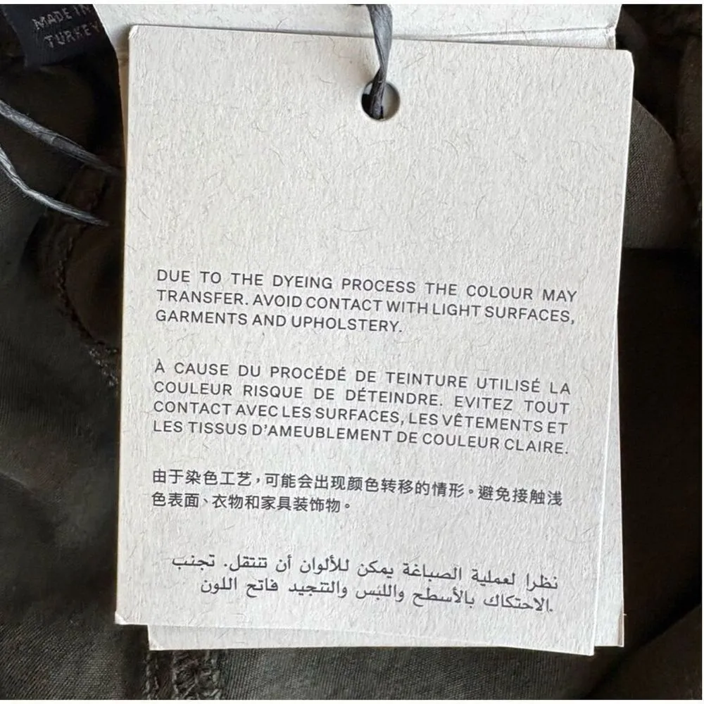 NWT All Saints size 4 Freda Cargo Trouser Pants - Olive/Army Green - Image 8