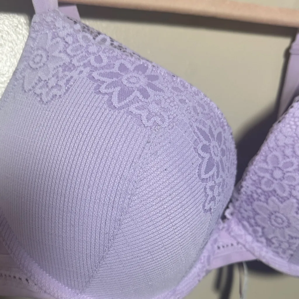 Adore Me Lavender Lace Push Up Underwire Bra‎ | 34D - Image 3