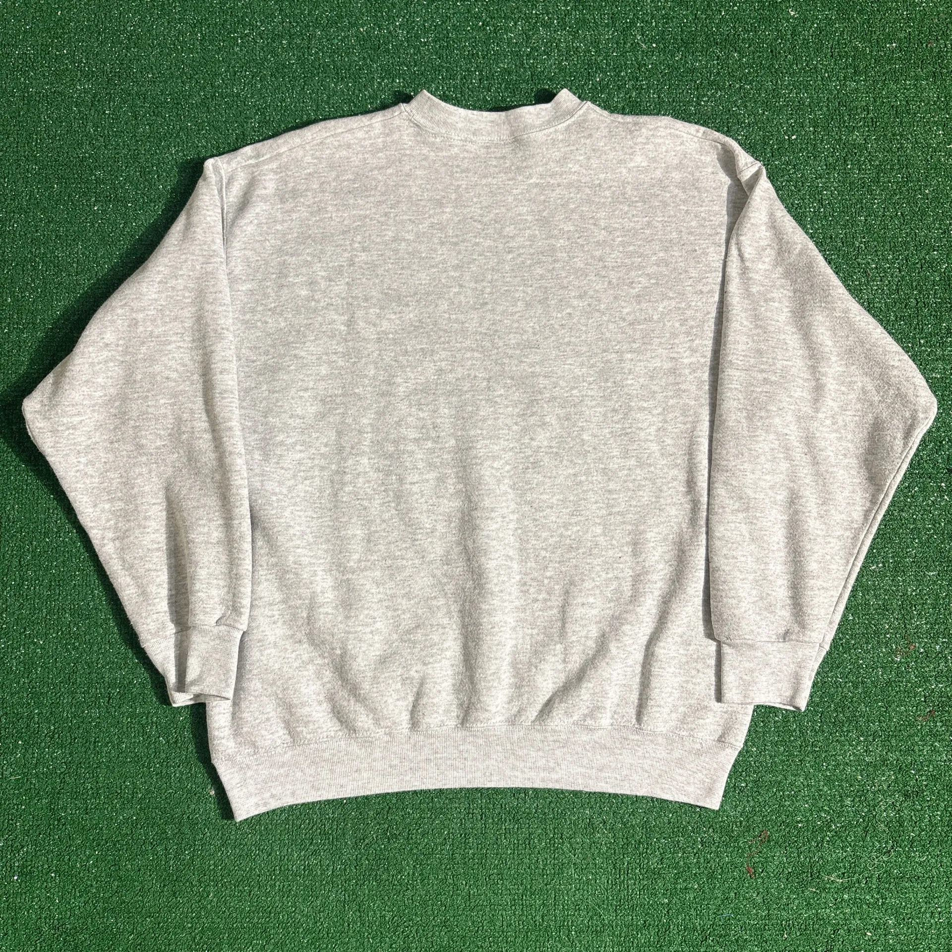 Vintage 90s Harvard University Grey Sweatshirt Size XL Gray - Image 4