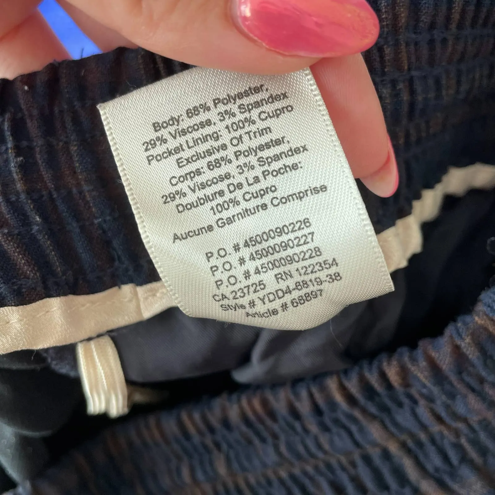 WILFRED ARITZIA Plaid Slim Trouser Pants - Image 11