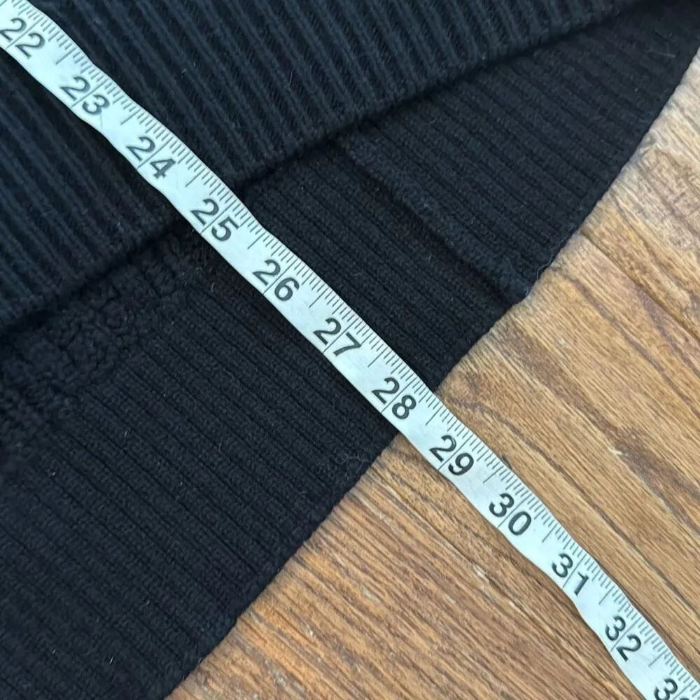 Rag & Bone 100% wool Divya cable crochet knit sweater large - Image 8