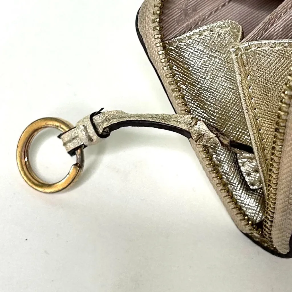 Tory Burch Coin Purse in Gold - Image 4