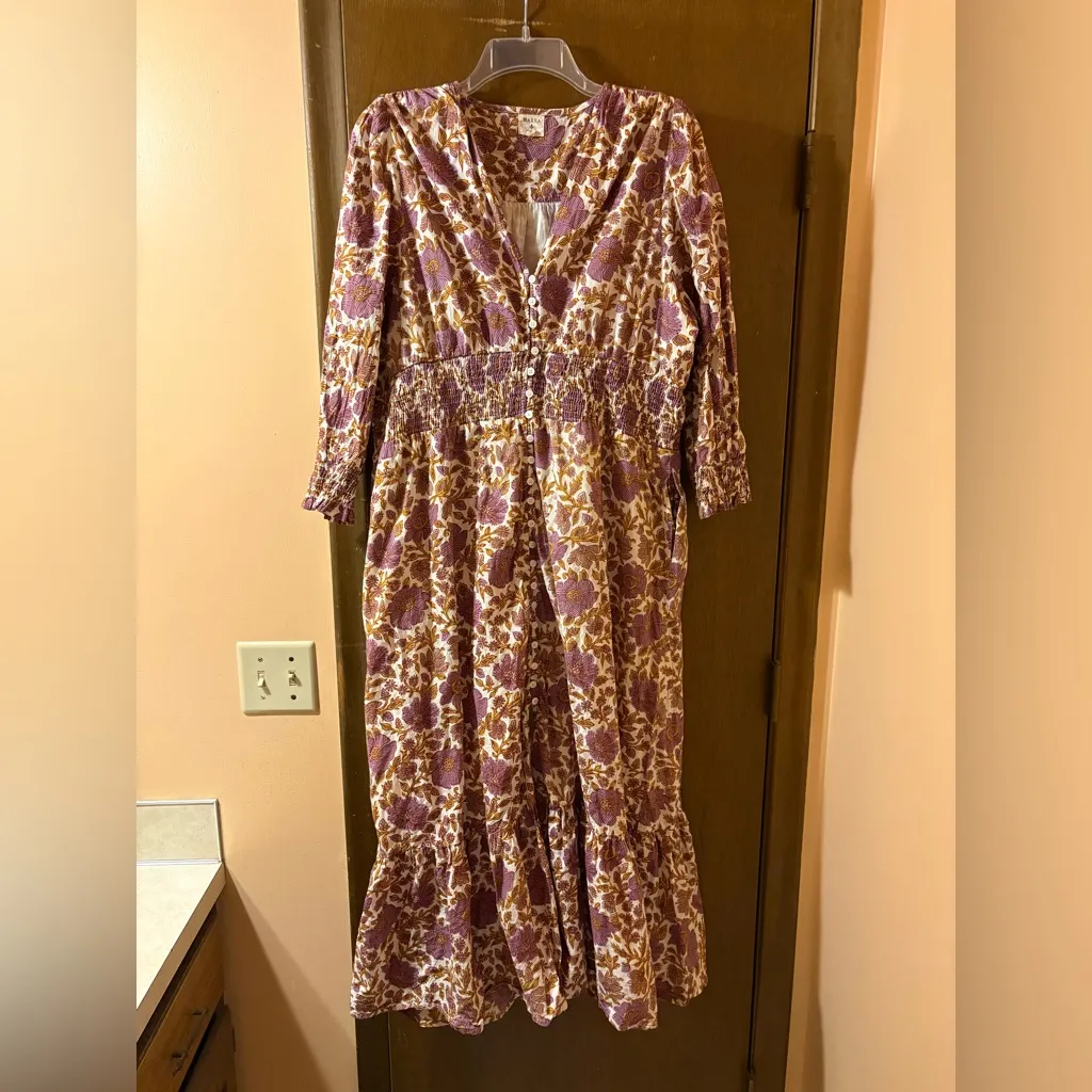 Marea by Liz Joy Francesca Maxi Dress in Lilac Orsay Size XL - Image 2