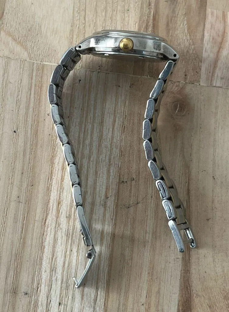 Seiko Ladies Watch Spiral Stainless Dial Gold-Tone Markers Two-Tone Bracelet - Image 8