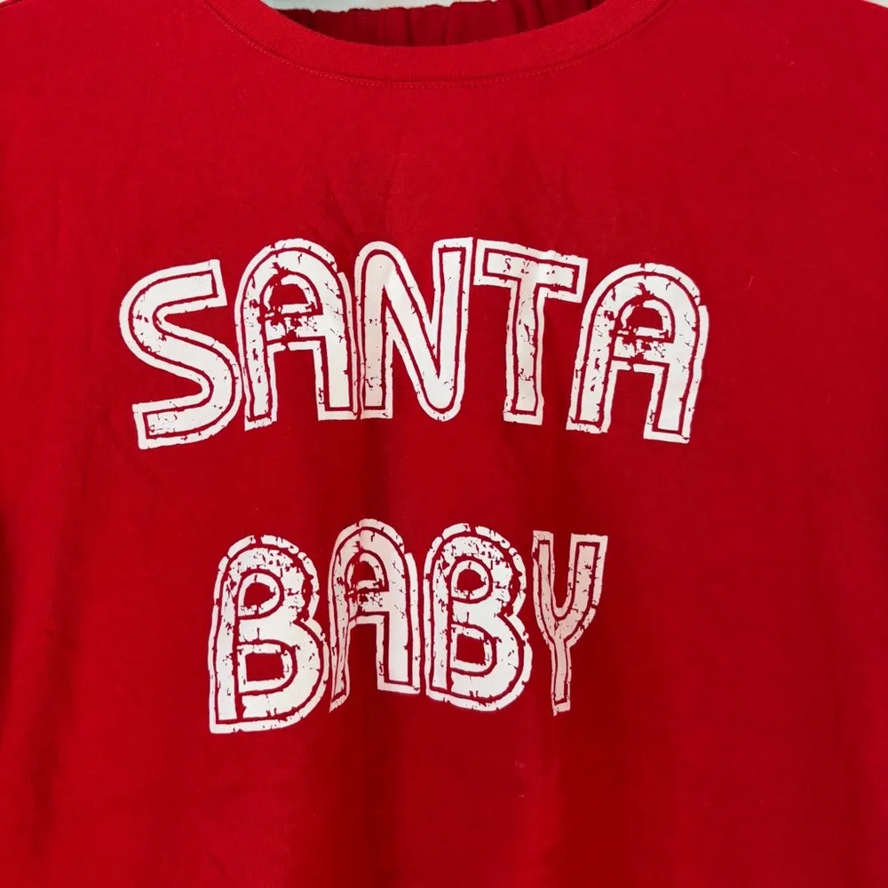 Red 'Santa Baby' Pajama Set - Image 7