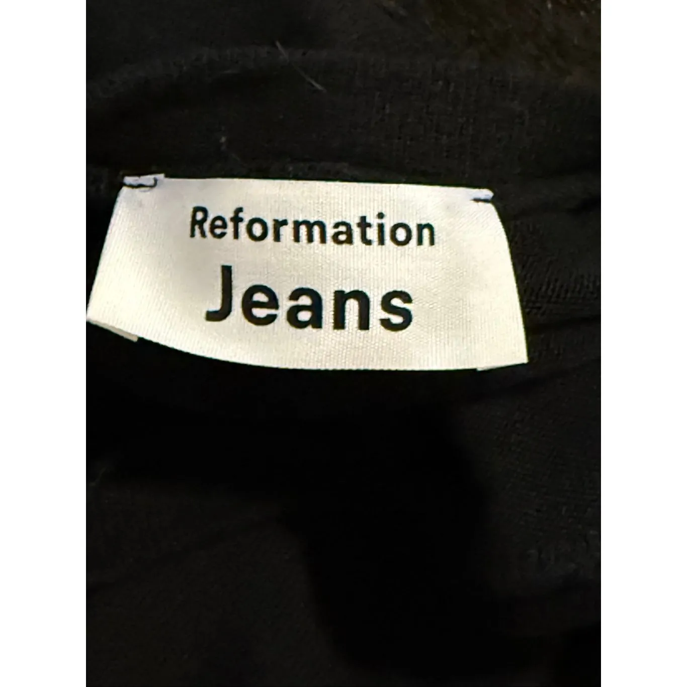 Reformation Jeans Black long  Sleeve T-Shirt Women’s Sz S  Tencel - Image 5