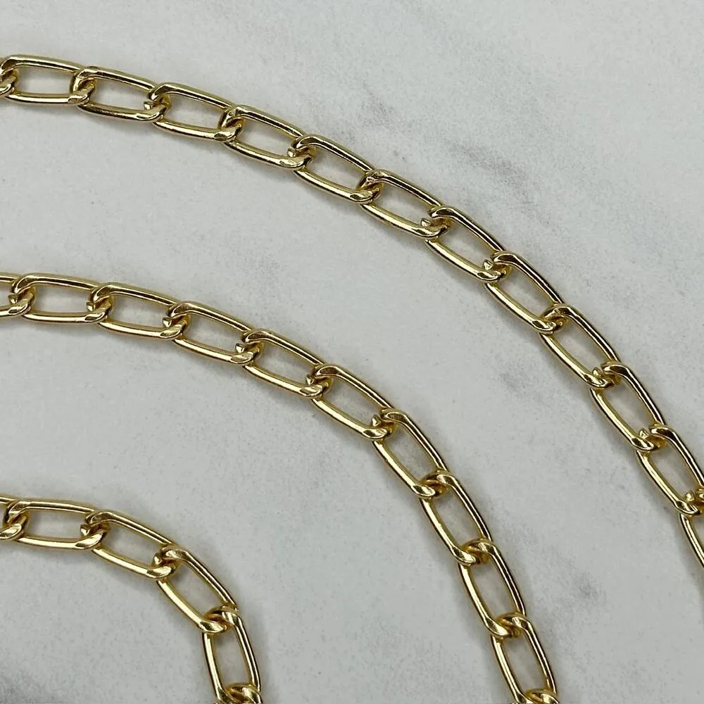 Gold Tone Chain Link Purse Handbag Bag Replacement Strap - Image 4