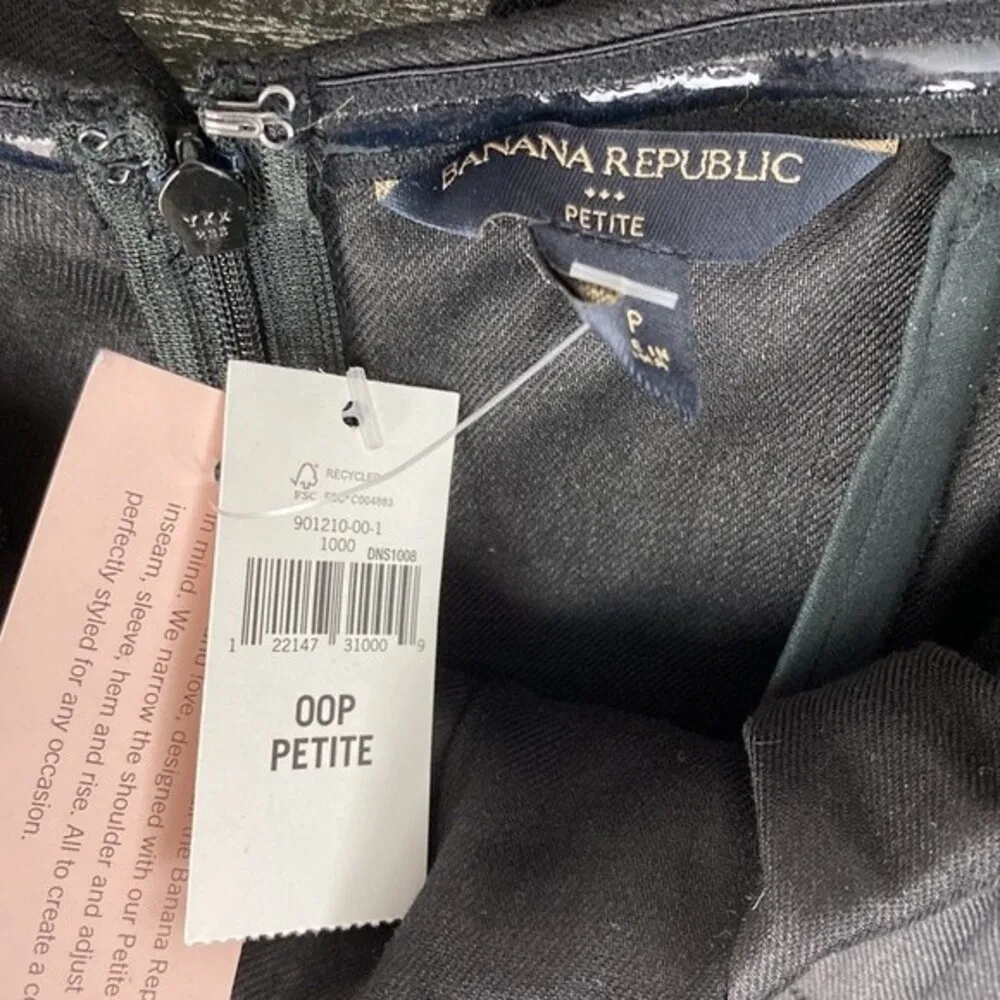 Banana Republic Black Sleeveless Ruffle Accent Dress 00P NEW - Image 4