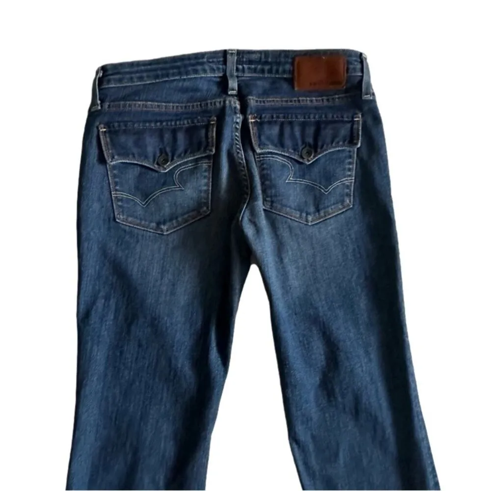 Big Star Jeans Low Rise Remy Flap Pocket Embroidered Bootcut Stretch Size 30L - Image 7