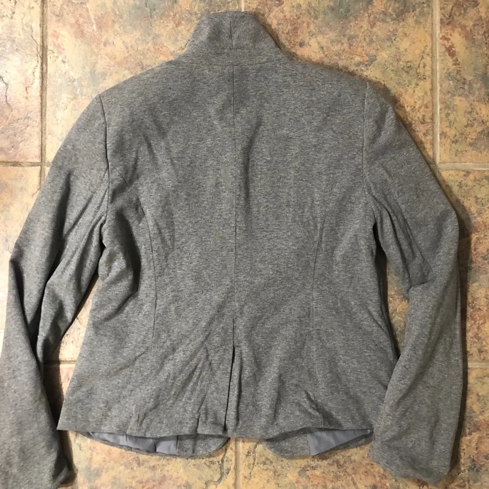 loft | size medium blazer | grey soft casual material - Image 6