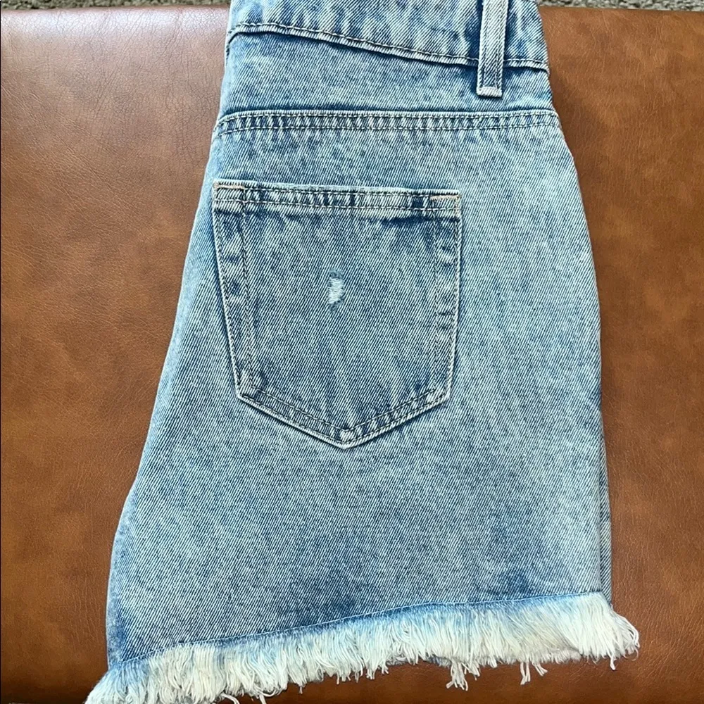Ban Jara Acid Wash Cut Off Shorts High Rise Size 3/25 - Image 3