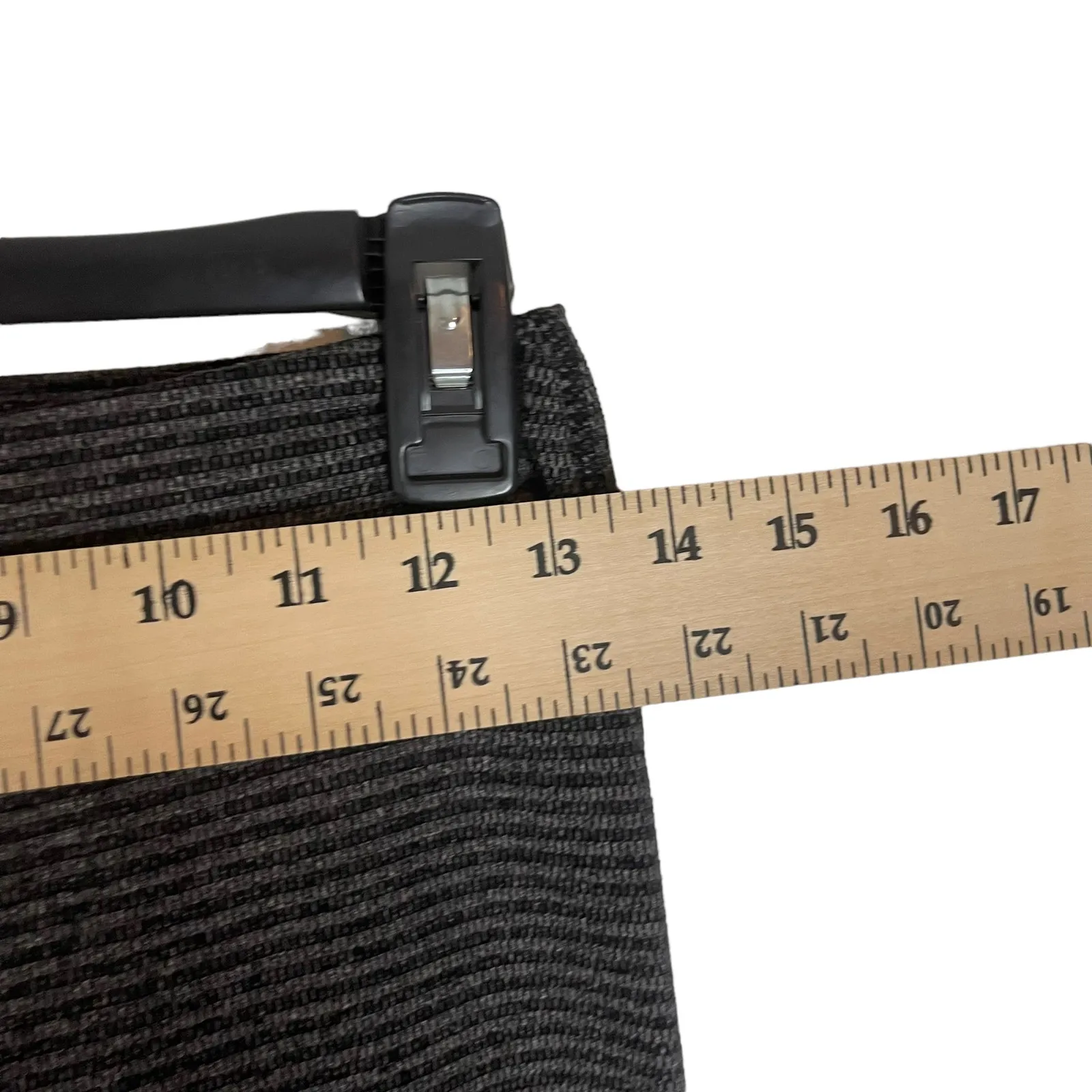 Kyodon Women's Size Small Striped Black Grey Thermal Leggings‎ - Image 8