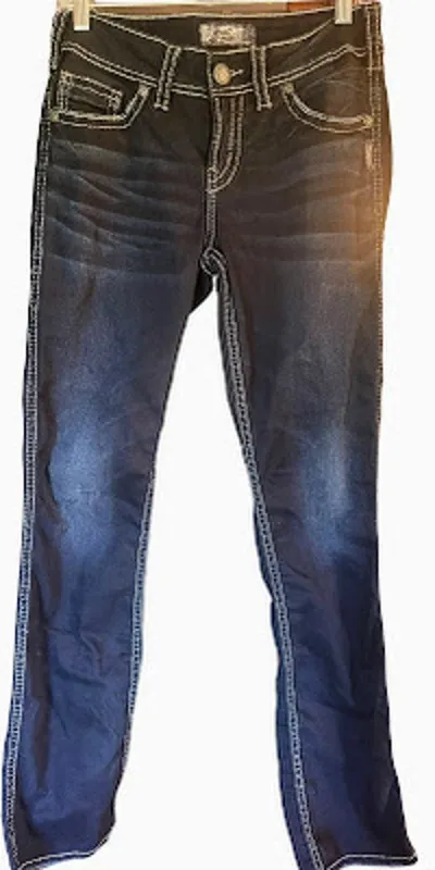 Silver Suki Dark Wash Midrise Slim Bootcut Women's Jeans W28/L33 - Image 1