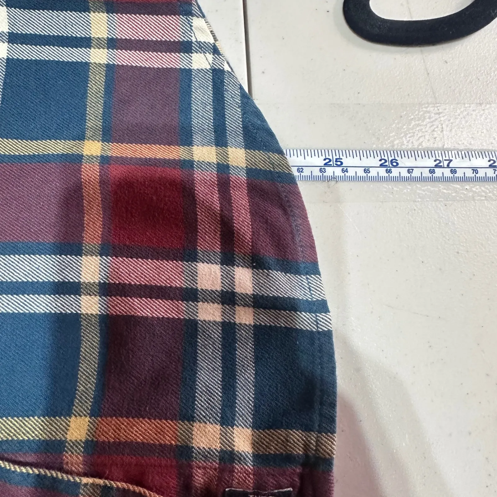 The North Face Womens Plaid Flannel Shirt Long Sleeve Button Up Cotton Size M - Image 11