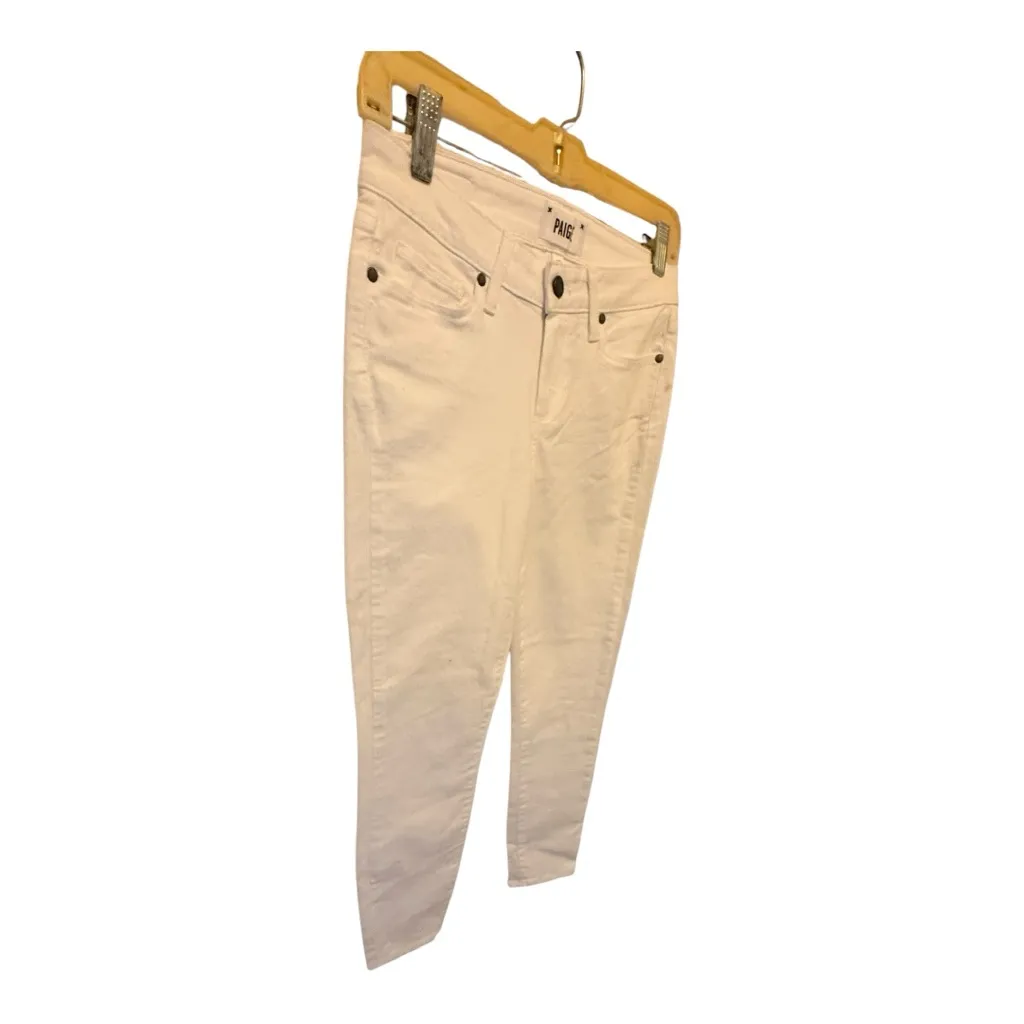 Paige Verdugo‎ Crop White Jeans nwot - Image 4