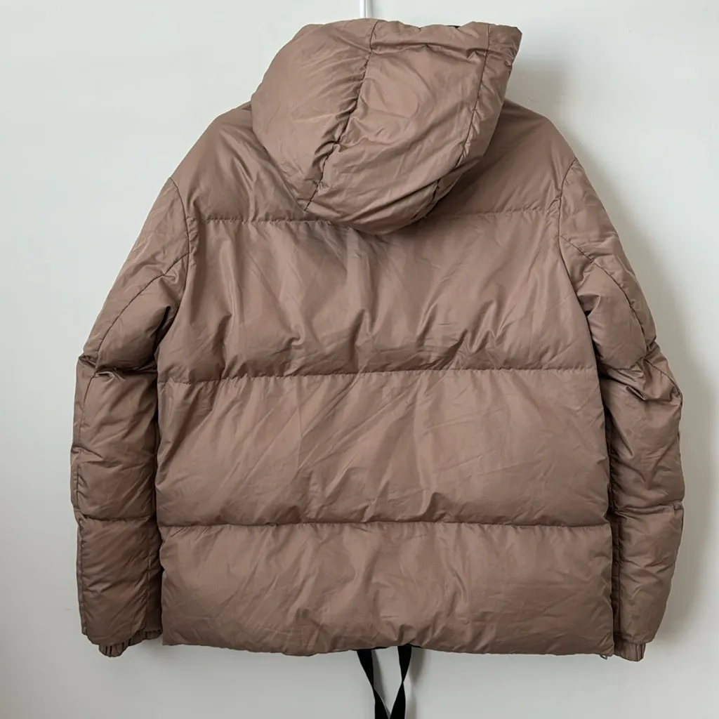 All Saints Allie Reversible Puffer in Black & Peach Size: XS - Image 12