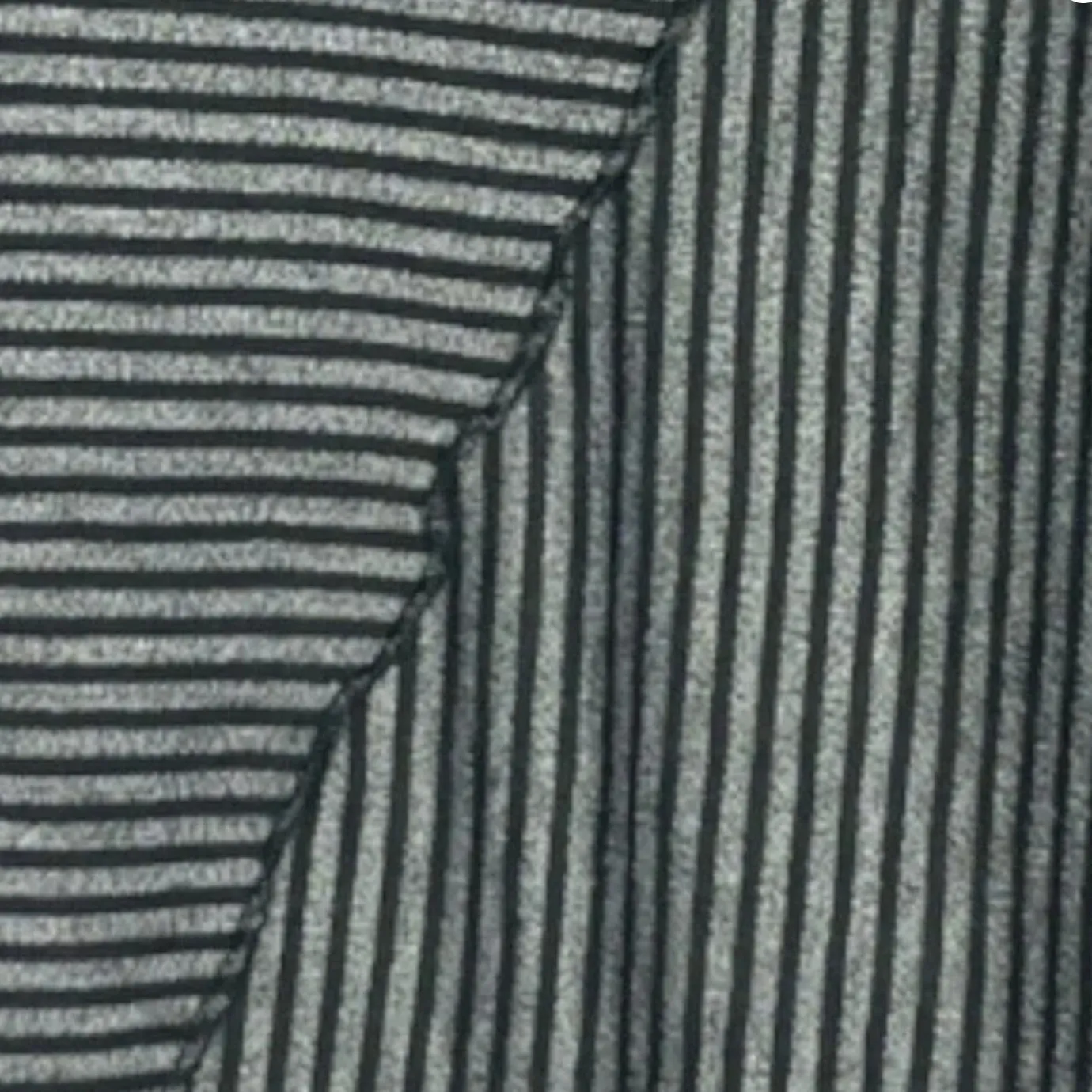 Onque Casual Blouse‎ Womens Small Striped Asymmetrical Knit Tunic Top Neutral Black - Image 6