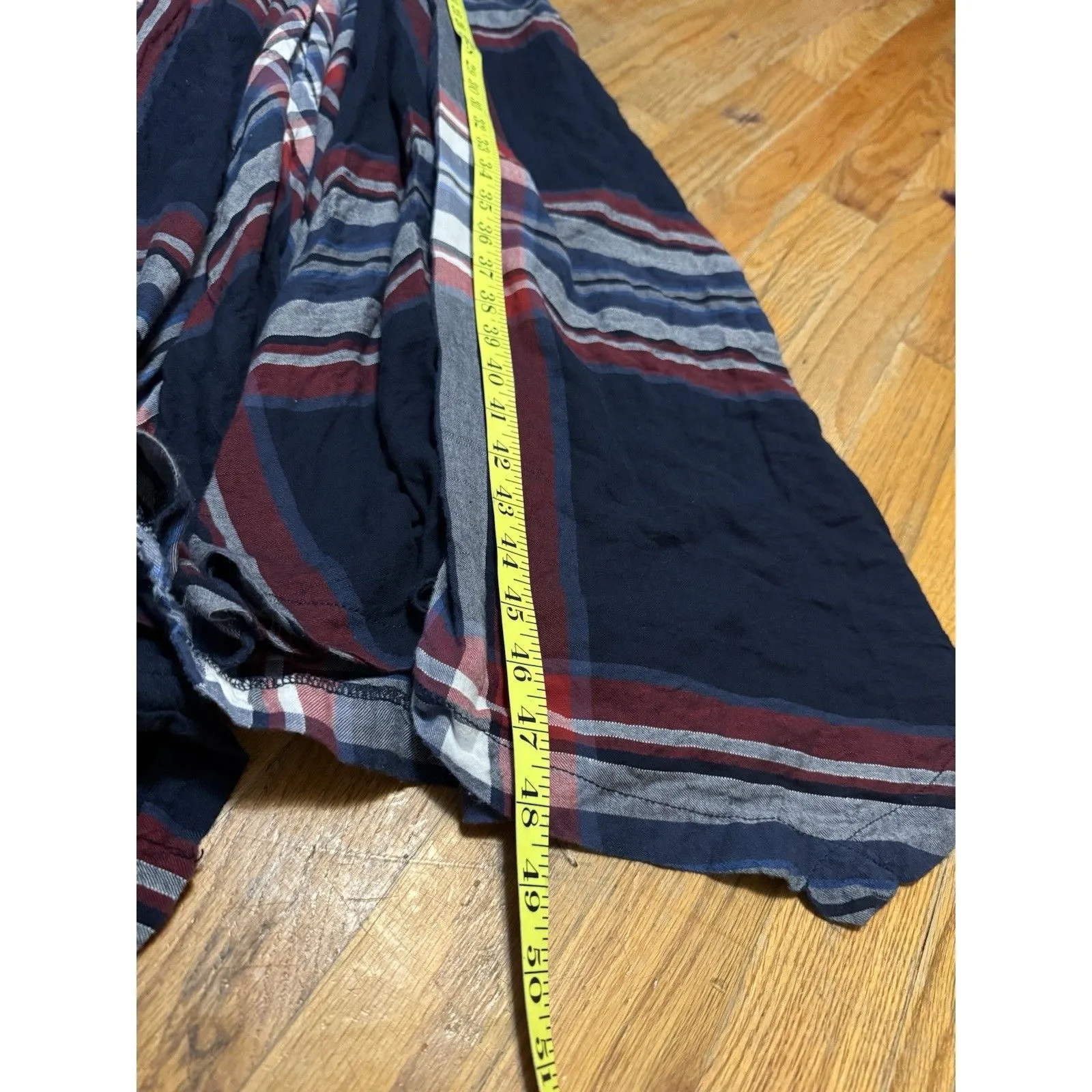 Anthropologie Isabella Sinclair Tartan Plaid Midi Dress Size XS - Image 14