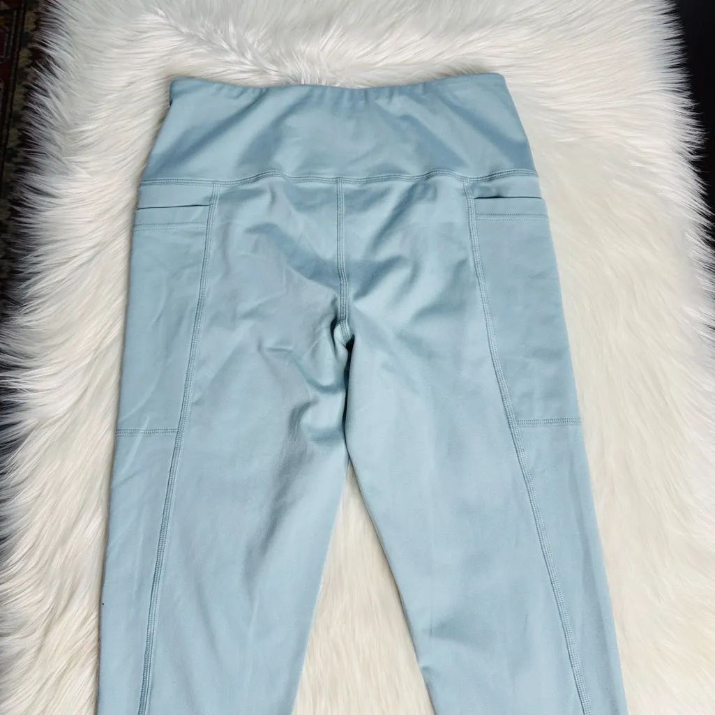 32 Degrees Blue Side Pocket Full Length Leggings - Image 5