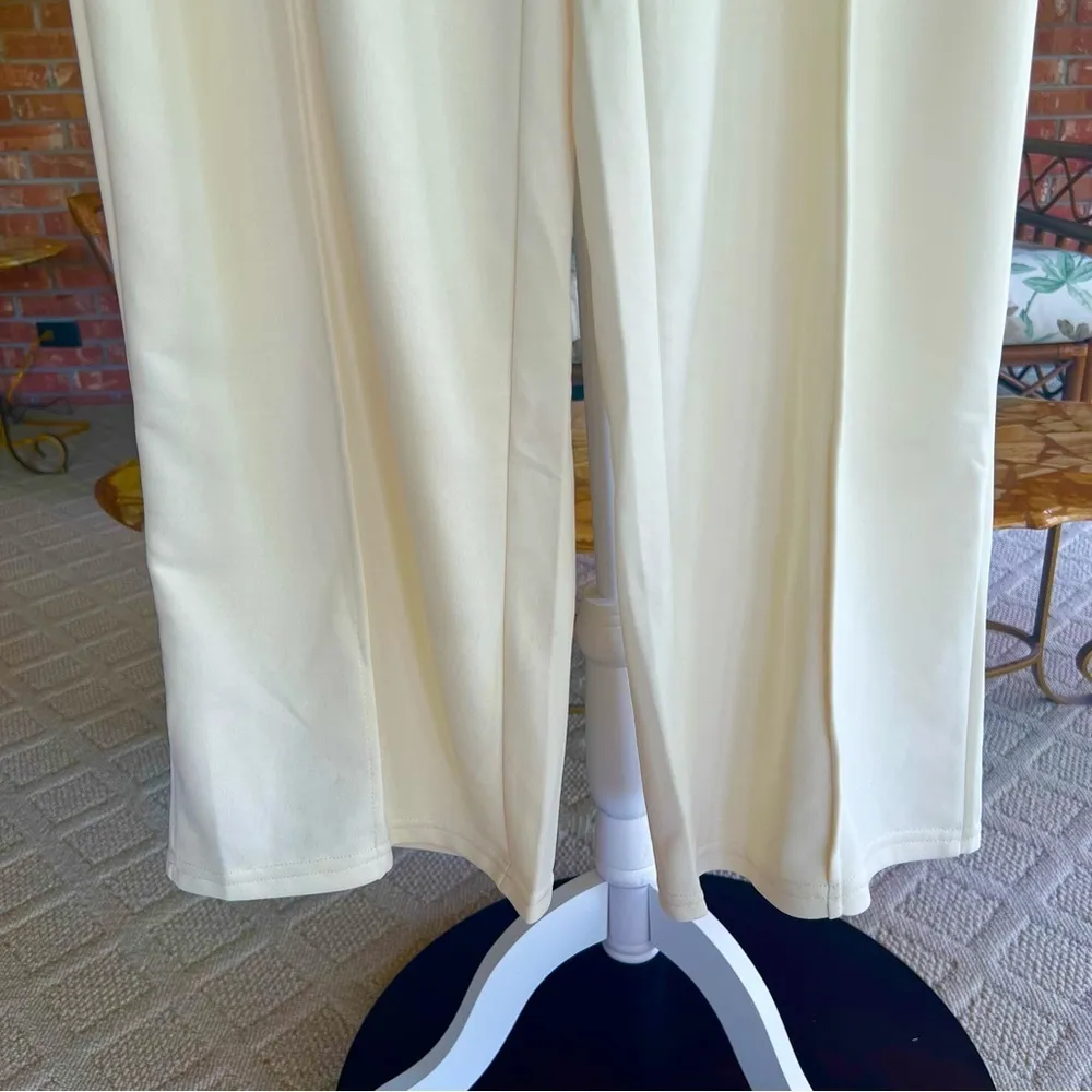 Cream Knit Full Leg Pull - Image 3