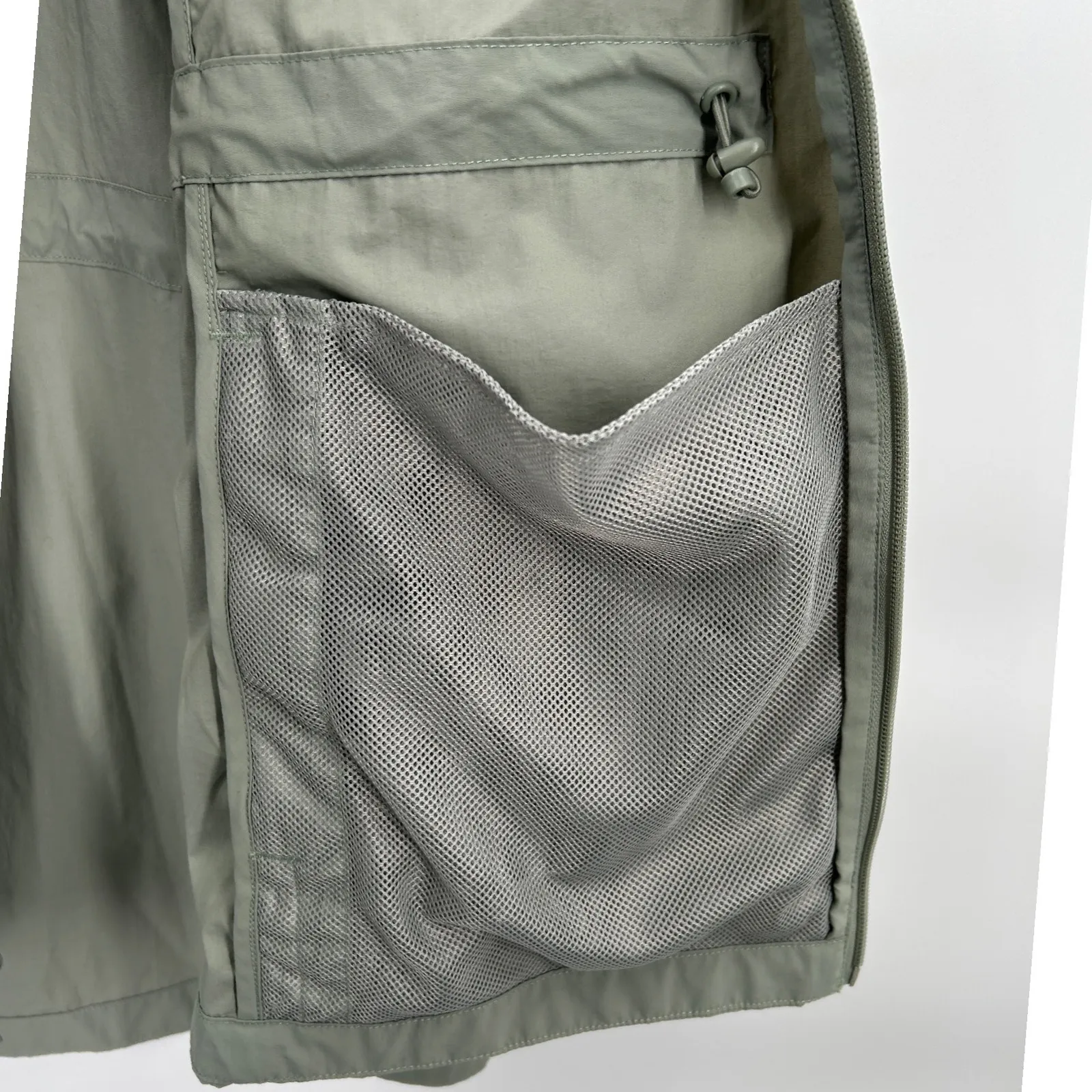 Duluth Trading Company Womens Water Repellent Hooded Lightweight Jacket Green XL - Image 4