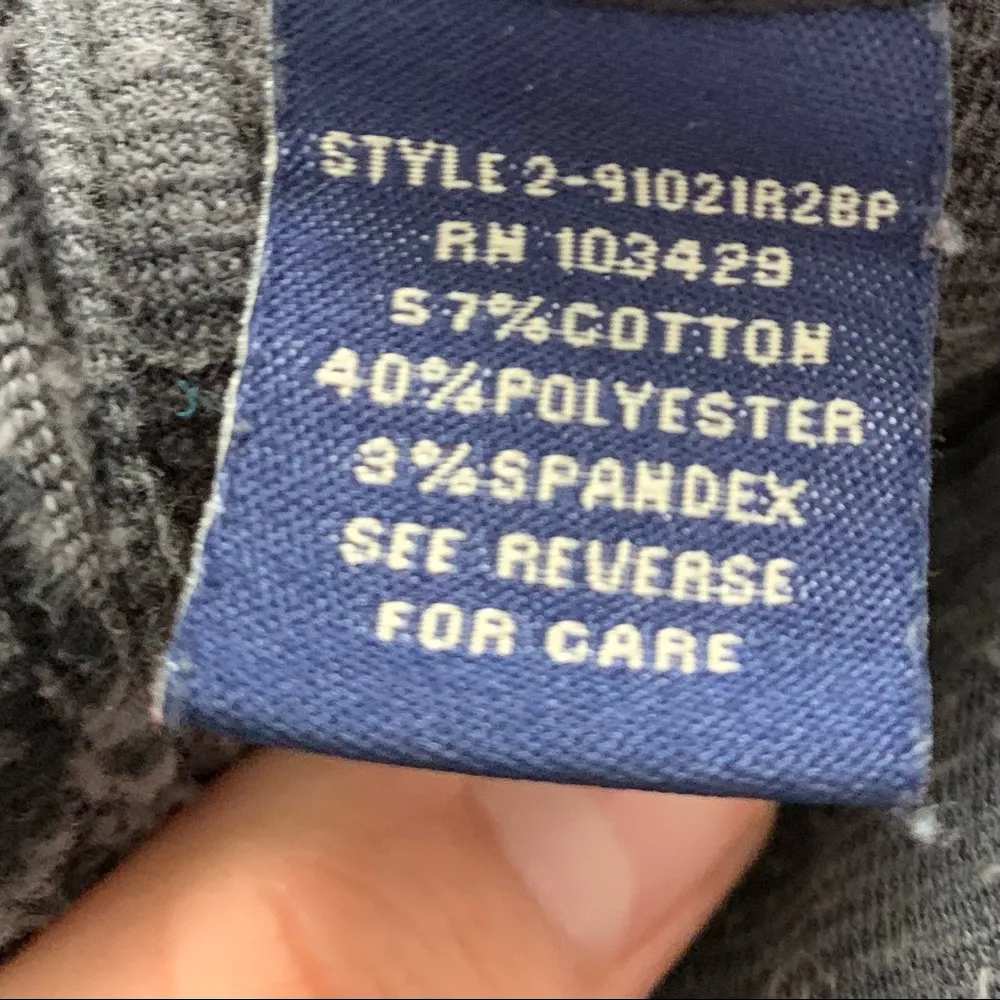 Khakis & Company Black&Gray Printed Corduroy Pants - Image 4