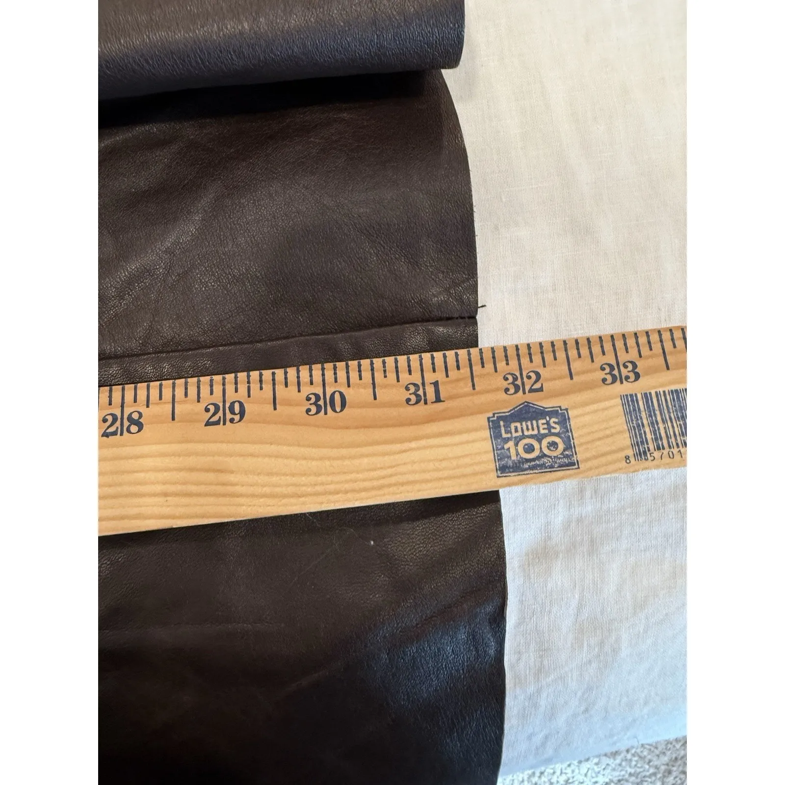 Vintage Maglia Brown Leather long A - Image 12
