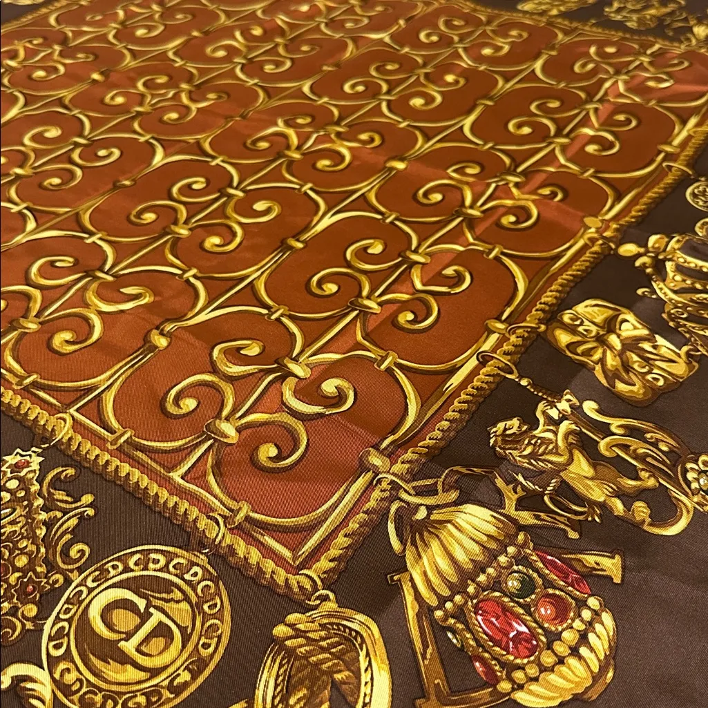Christian Dior  Silk Scarf - Image 3