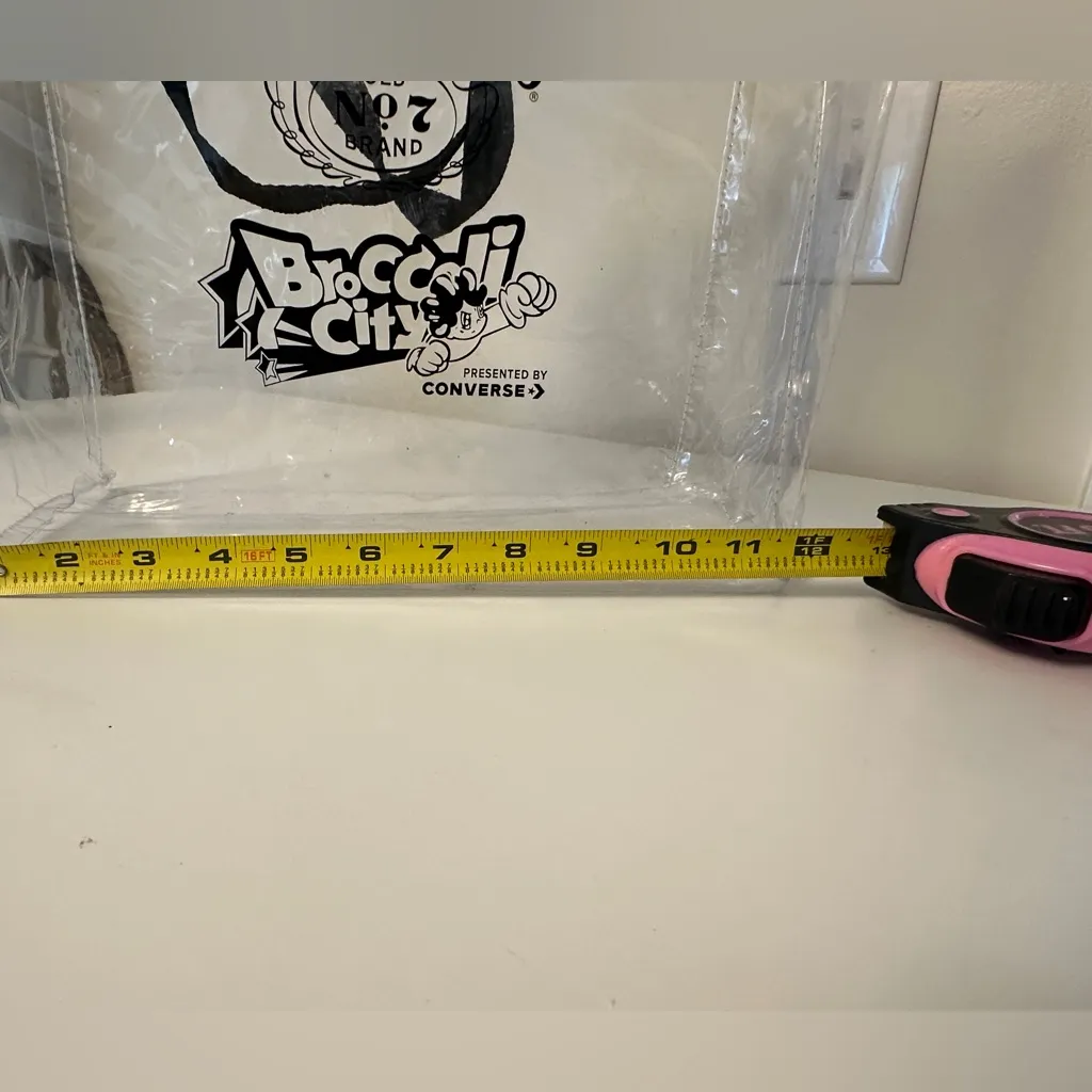 Jack Daniels Broccoli Fest Clear Tote Bag - Image 4