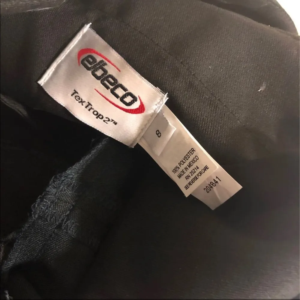 NWT Elbeco 8 green Occupational Pants, elastic waist, zip, hook closure, - Image 4