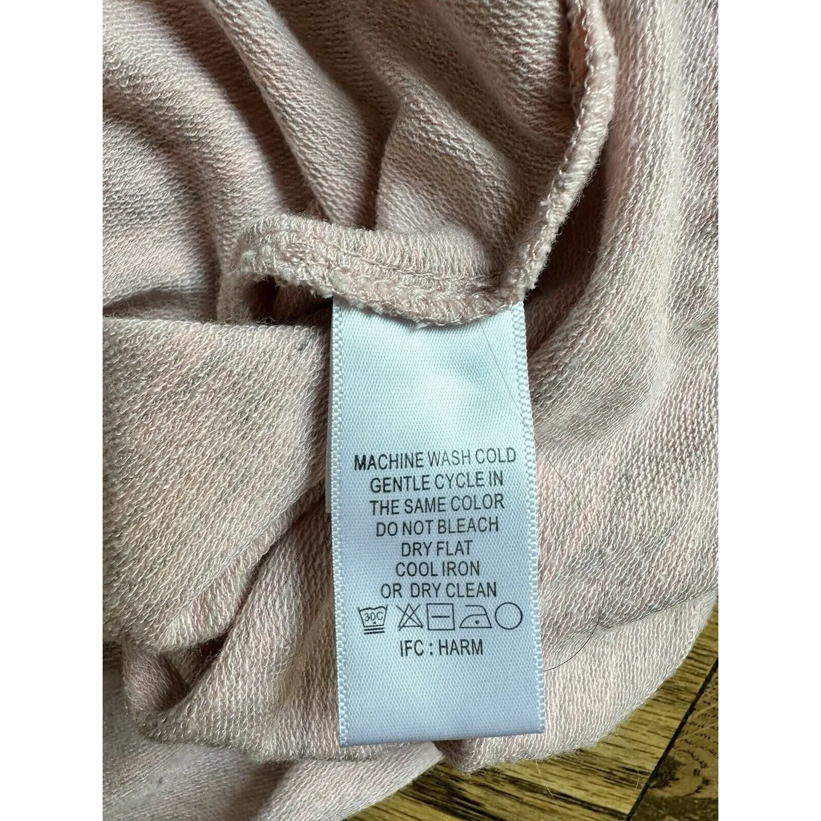 Adrianna Papell‎ Ruffle Sleeve Top Heather Pink  Women's Sz Small - Image 3