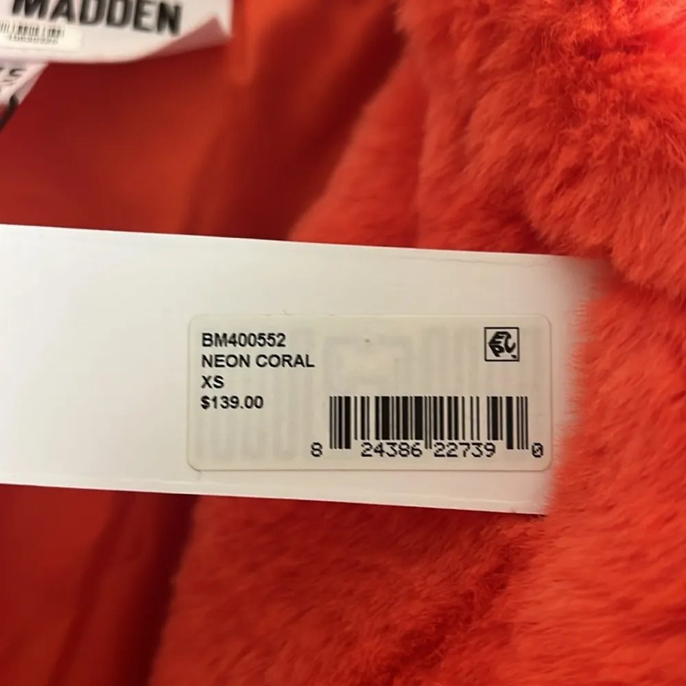 NWT Steve Madden Neon Coral Coat - Image 5