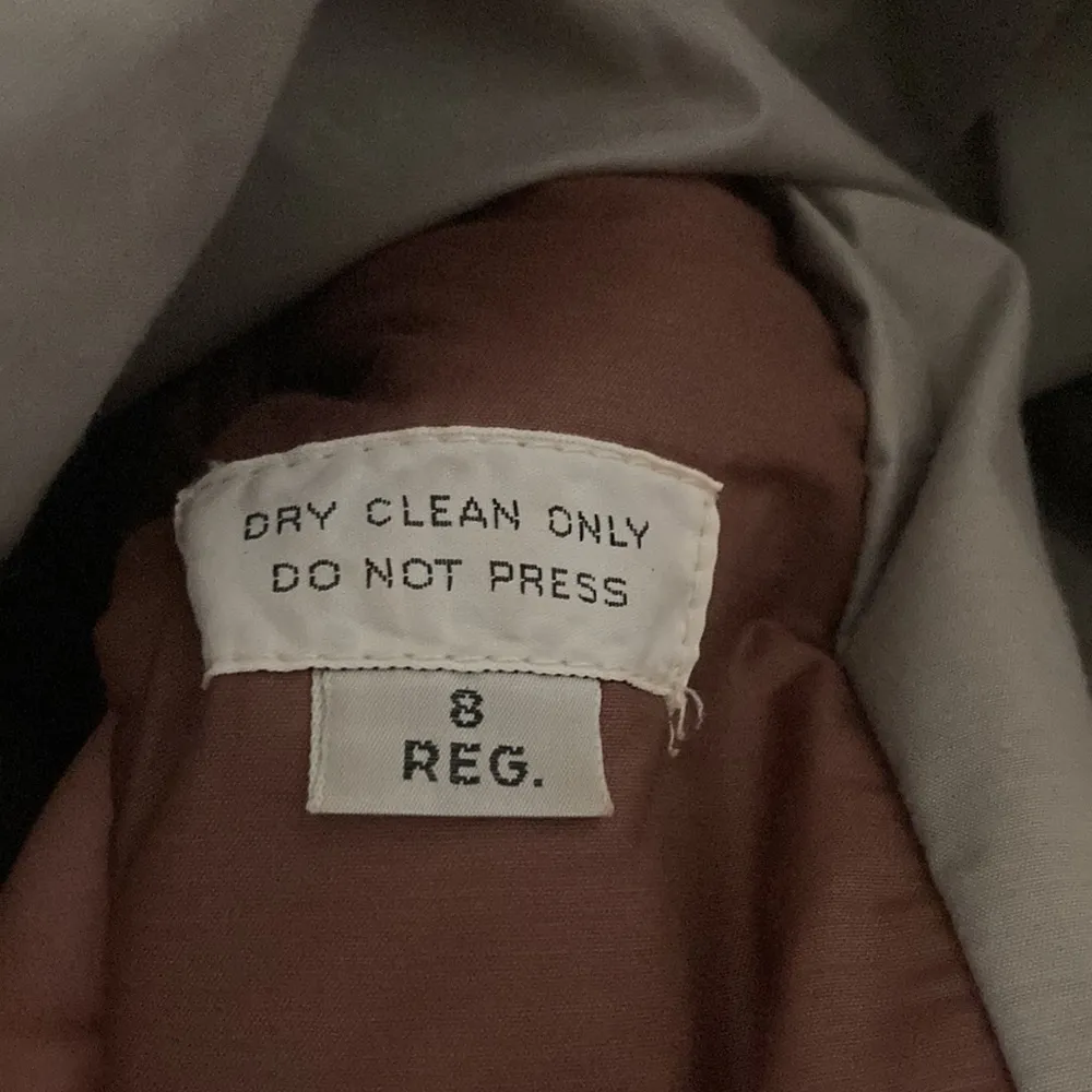 Vintage Duster Quilted Coat Long Down Jacket Toggle Mob Boss Mauve Size 8 1980s Purple - Image 8