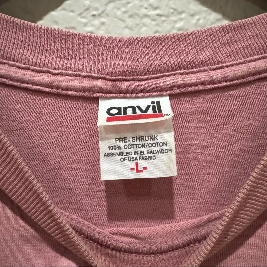 Waterfront Blues Festival 2005 T-shirt Portland Oregon Pink Eagle Guitar Roses L - Image 3