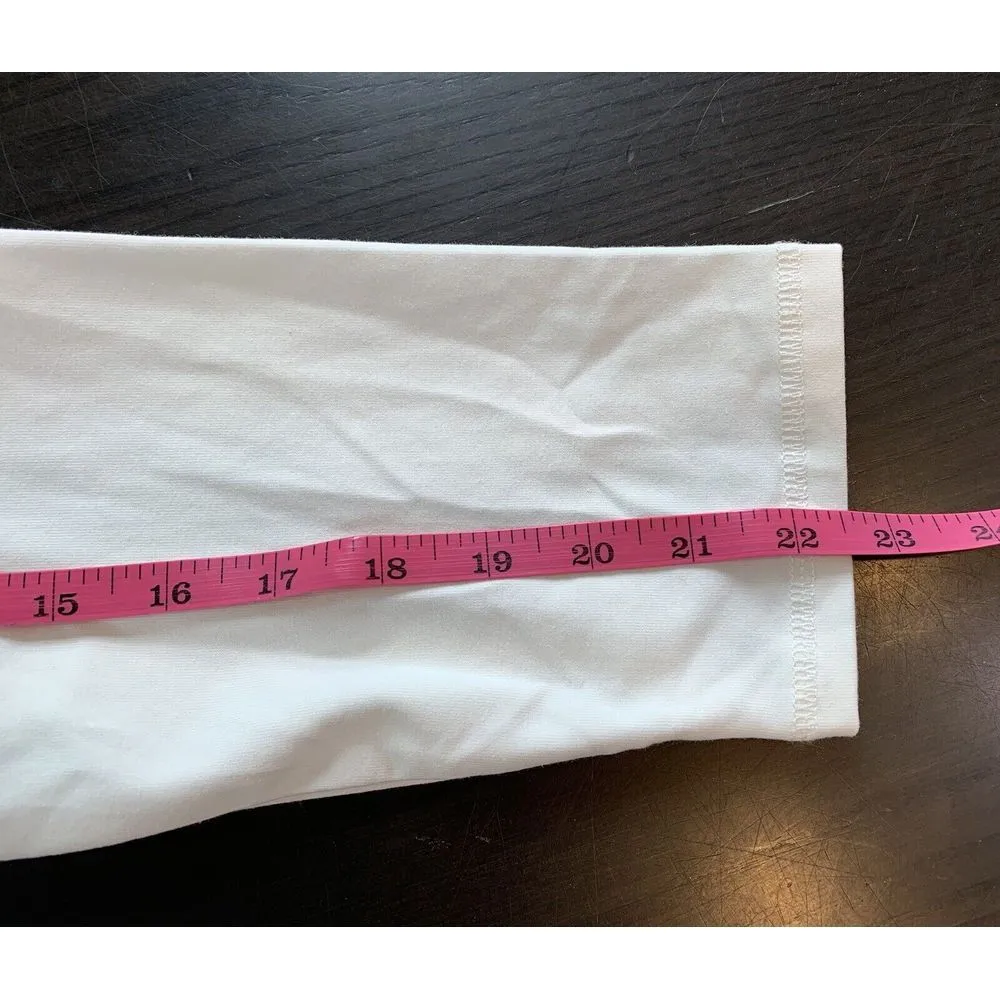 Neon Buddha Shirt‎ Womens Small Turquoise Gray White Color Block Active Top Yoga - Image 14