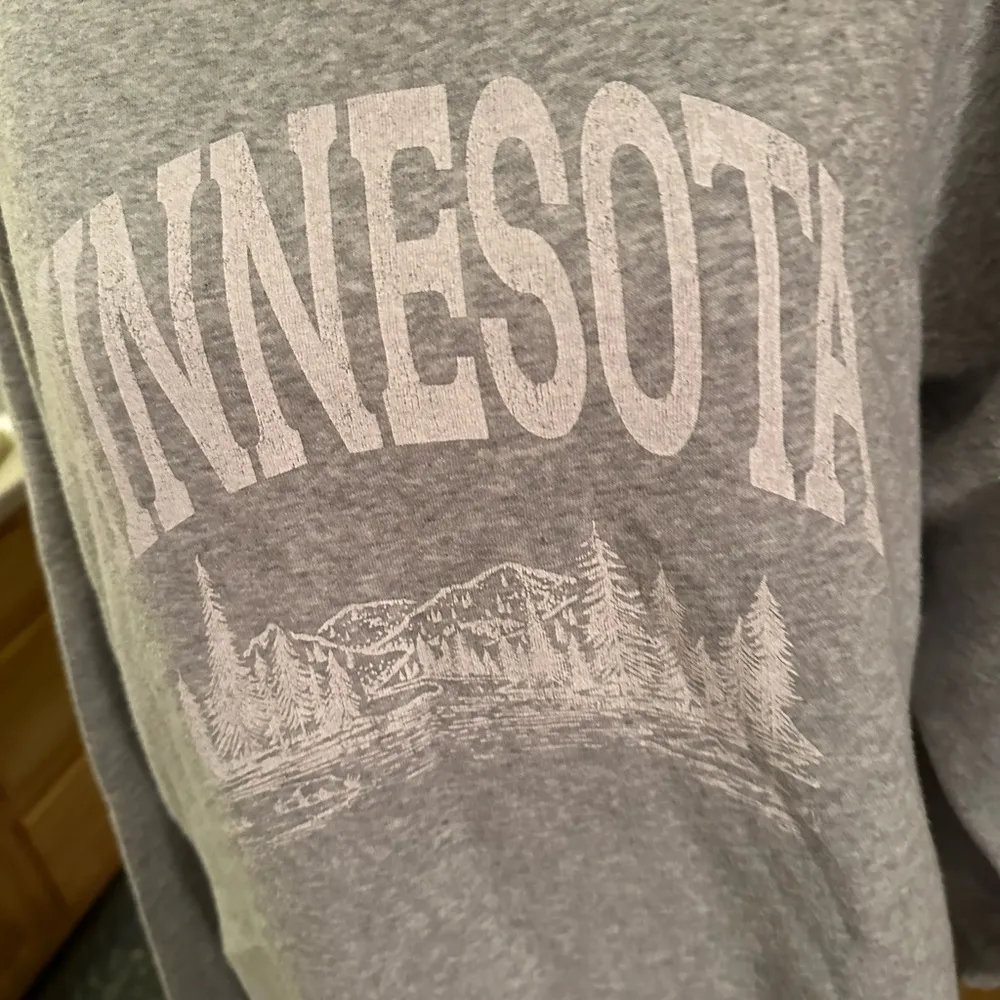 Minnesota graphic oversized sweatshirt Gray Size M - Image 2