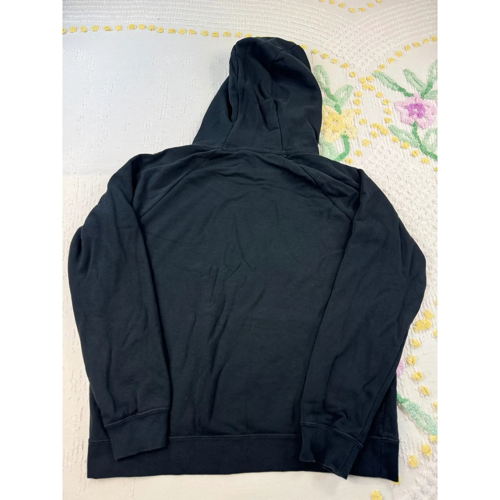 Nike‎ Women's Medium Hoodie Sweatshirt Pullover Black Drawstring Comfort - Image 2