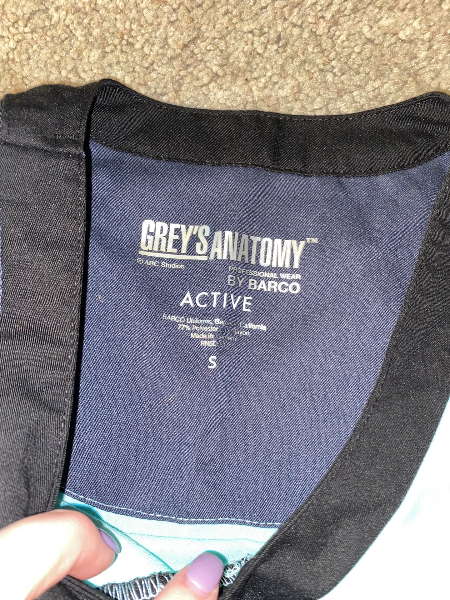 Grey's Anatomy  Teal Scrub Set - Image 2