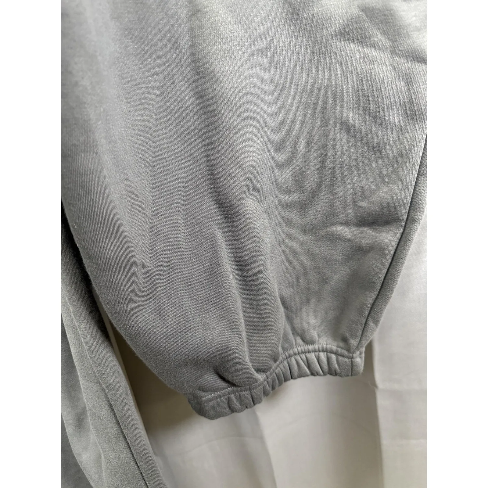 Reebok Pants Womens 4X Pure Grey 7 RI BL Fleece Plus Size Joggers Training - Image 6