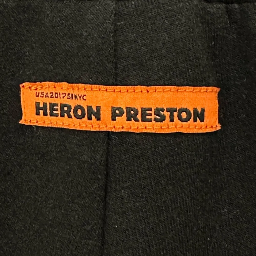 Heron Preston Flames Biker Shorts Size XS 5” Streetwear Sporty Chic Black Active - Image 7