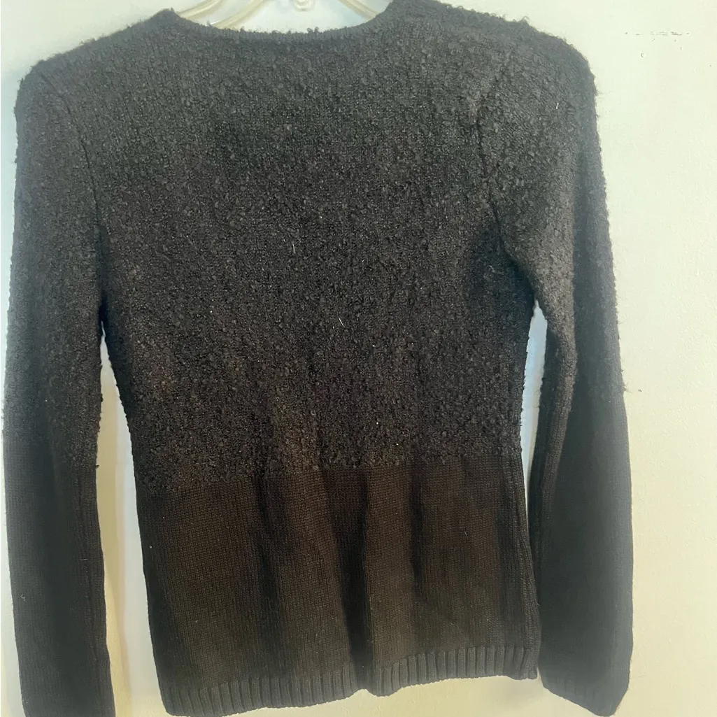 Calvin Klein Black Sweater‎ with Gold zipper NWT - Image 5