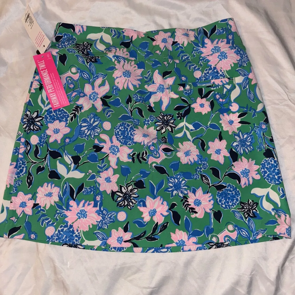 Lilly Pulitzer Golf til you Drop Floral Mini Skort 6 - Image 7