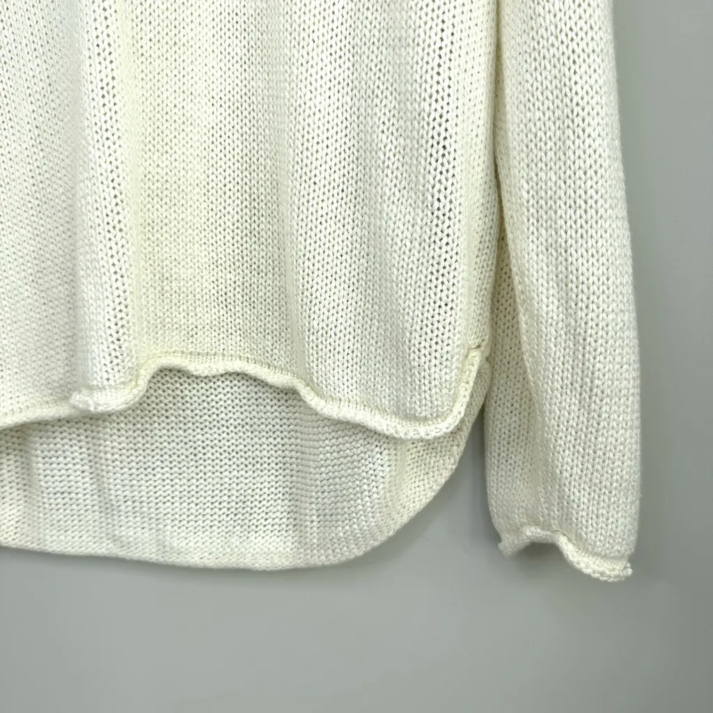 H&M Basic Loose Knit Sweater Relaxed Fit Size L - Image 2