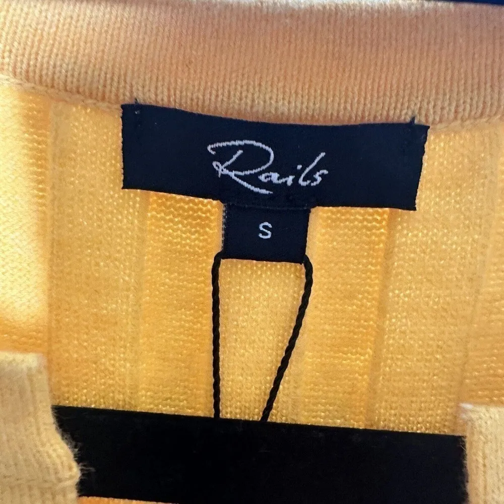 NWT Rails Ashley Ribbed Midi Sweater Dress 891B-142B-2637 Women Melon Size Small - Image 7